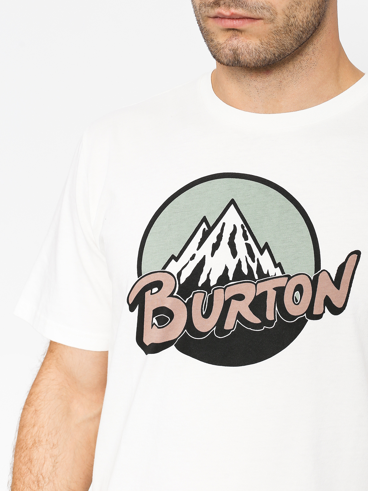 Burton T-shirt Retro Mtn (stout white)