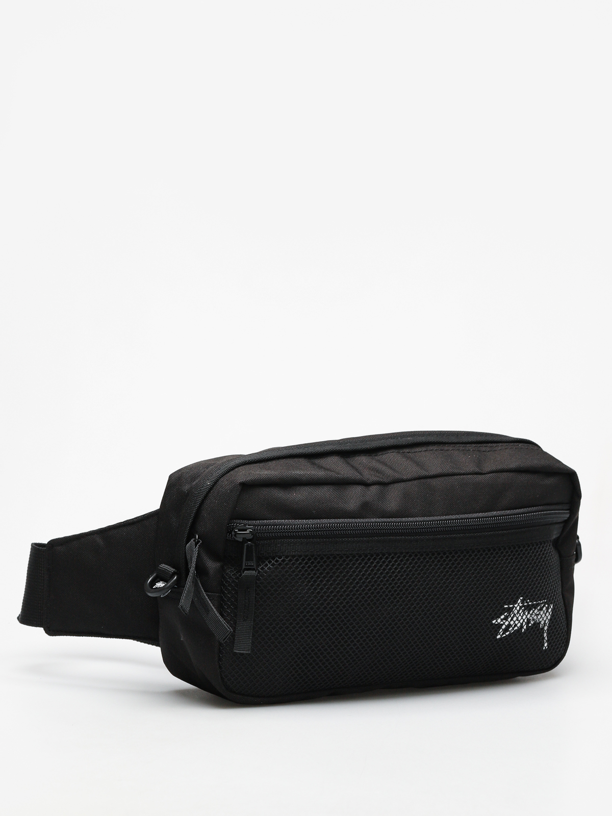 stussy fanny pack black