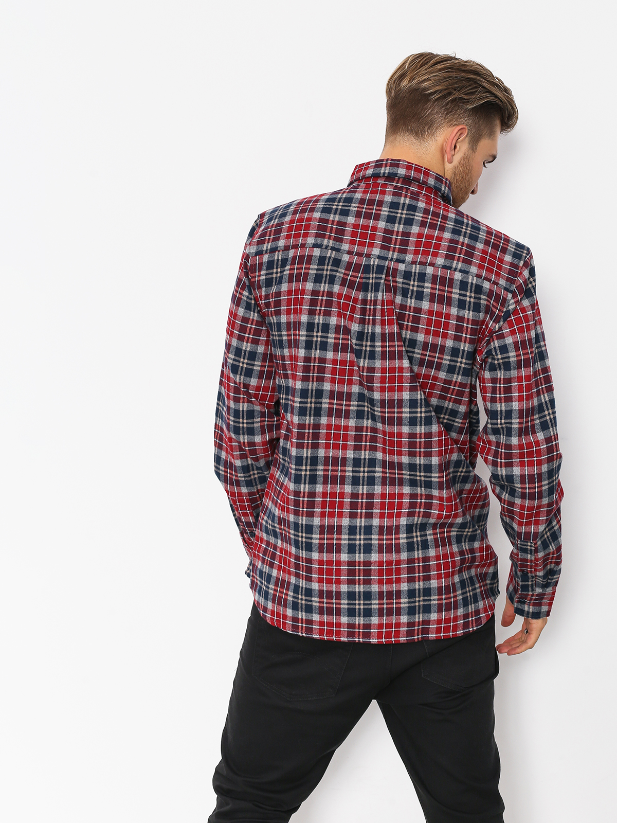 Etnies Shirt Axel Ls (red/navy)