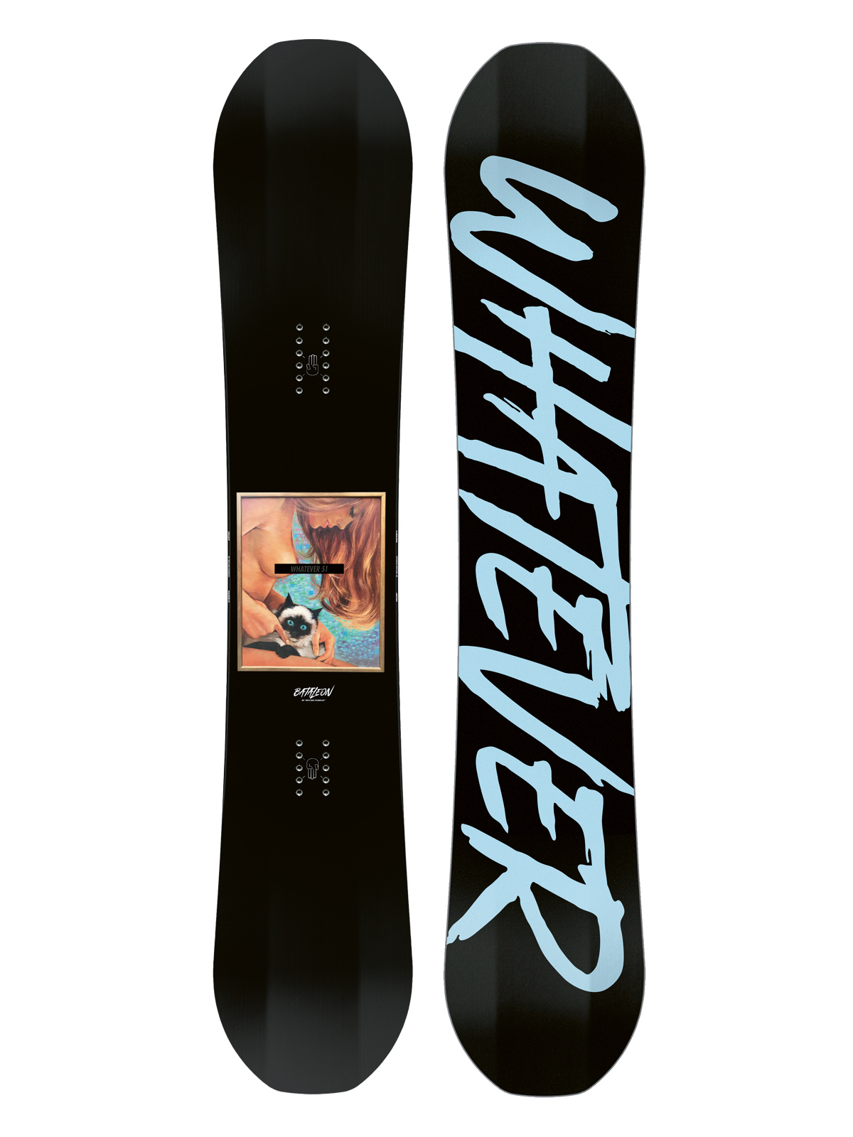 Mens Bataleon Snowboard Whatever Wide (black/blue)