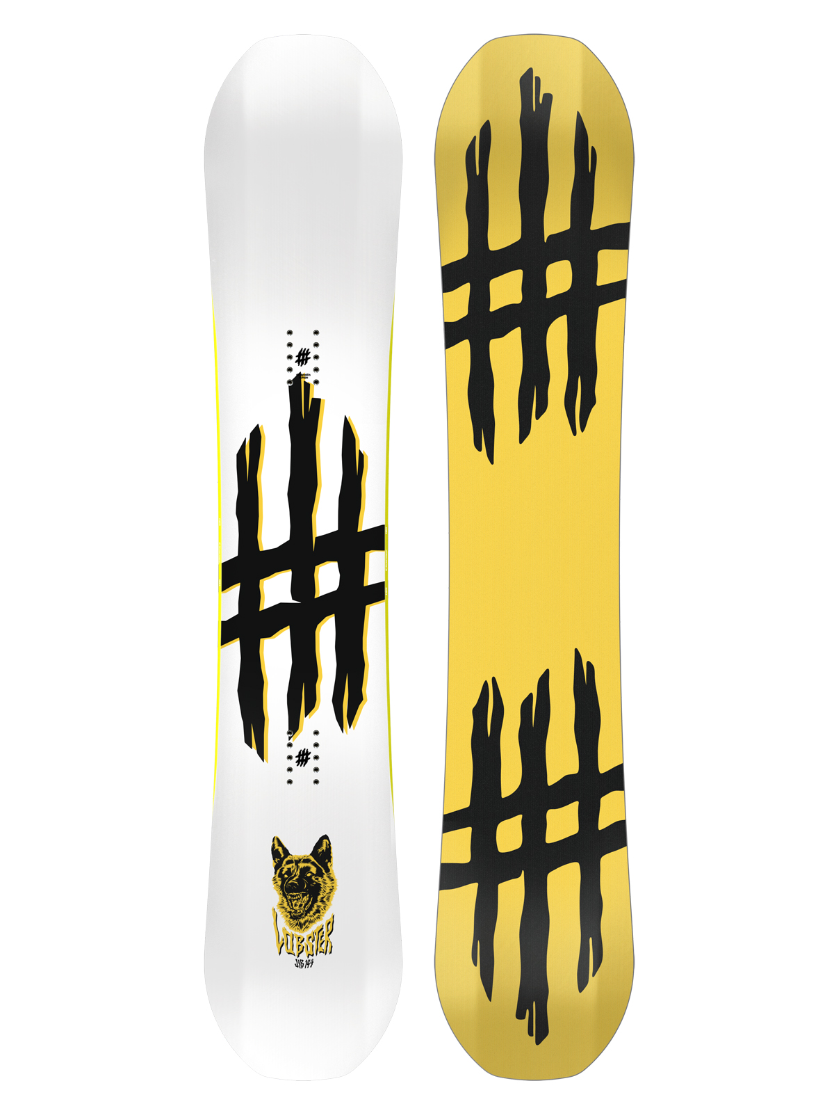 Mens Lobster Snowboard Jib (yellow/black)