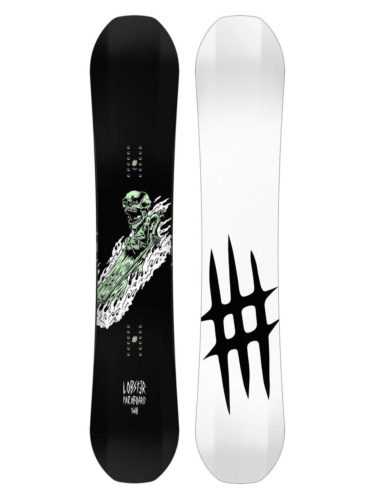 Mens Lobster Snowboard Park (white/black)
