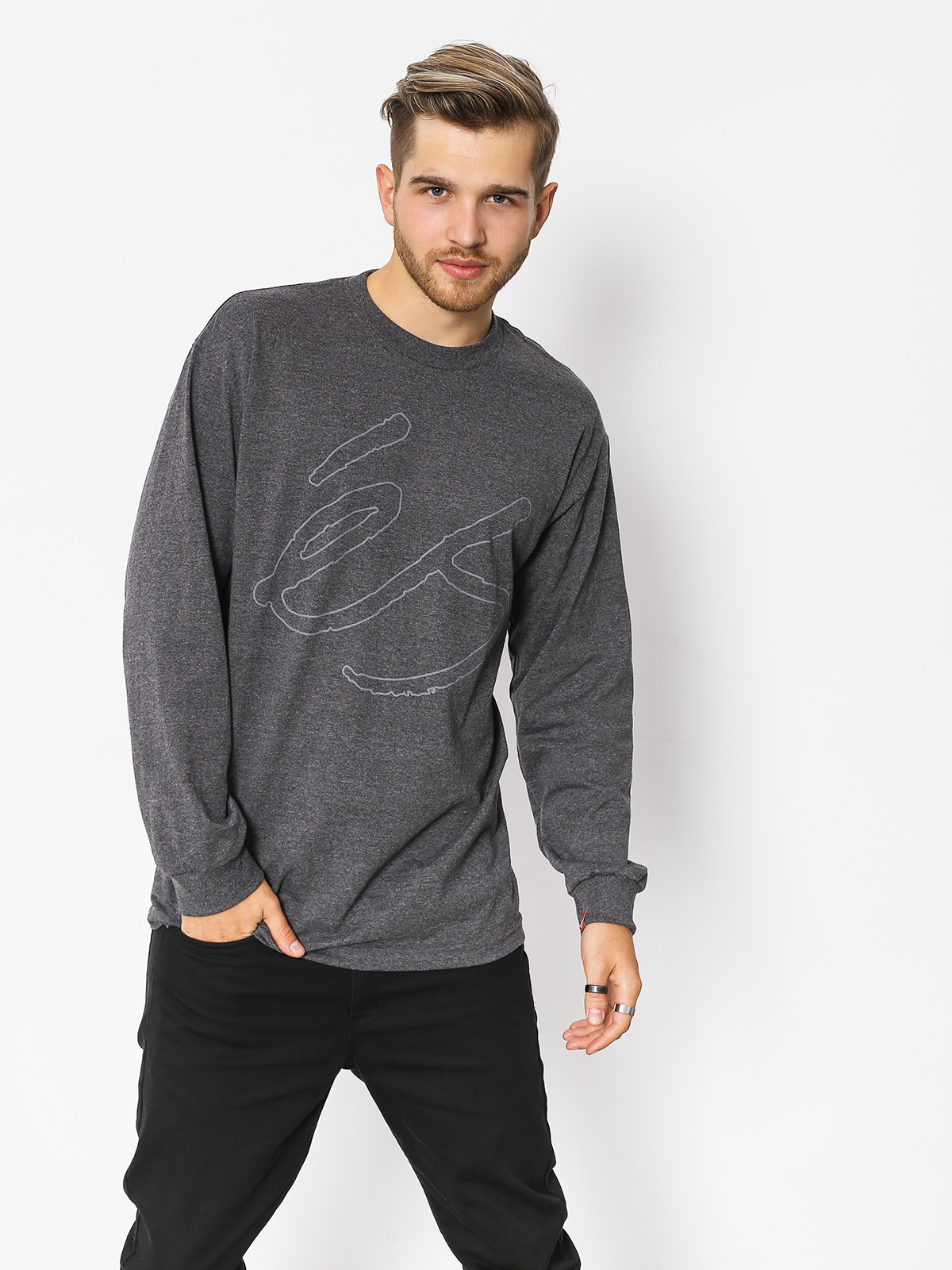 Es Longsleeve Script (black)