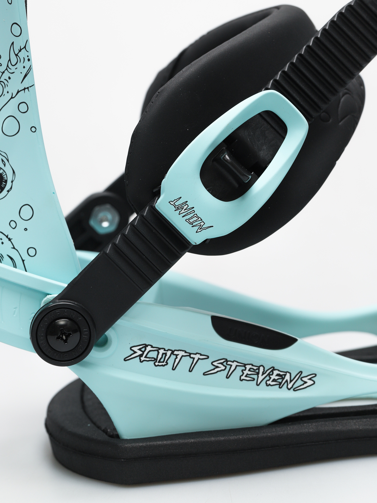 Mens Union Snowboard bindings Scott Stevens (blue)
