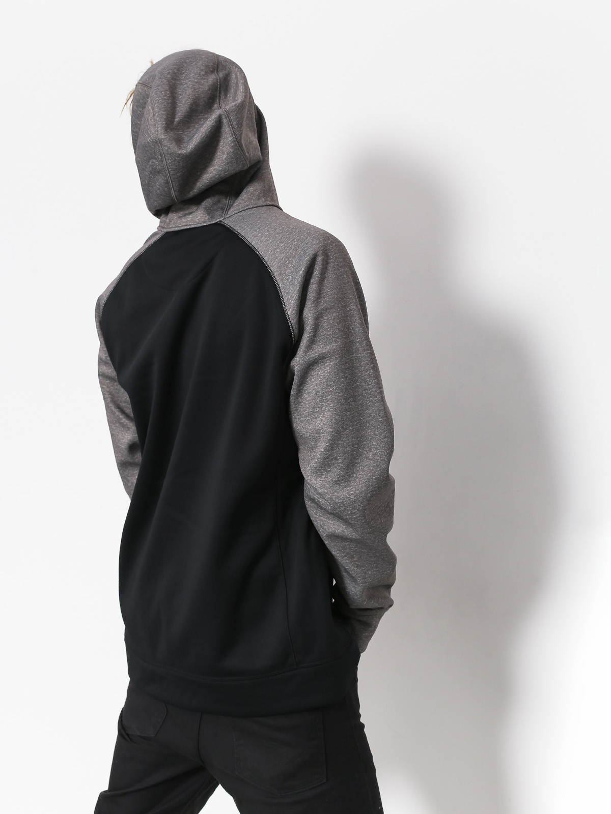 Mens Burton Active sweatshirt Crown Bndd ZHD (trublk/mnthtr)