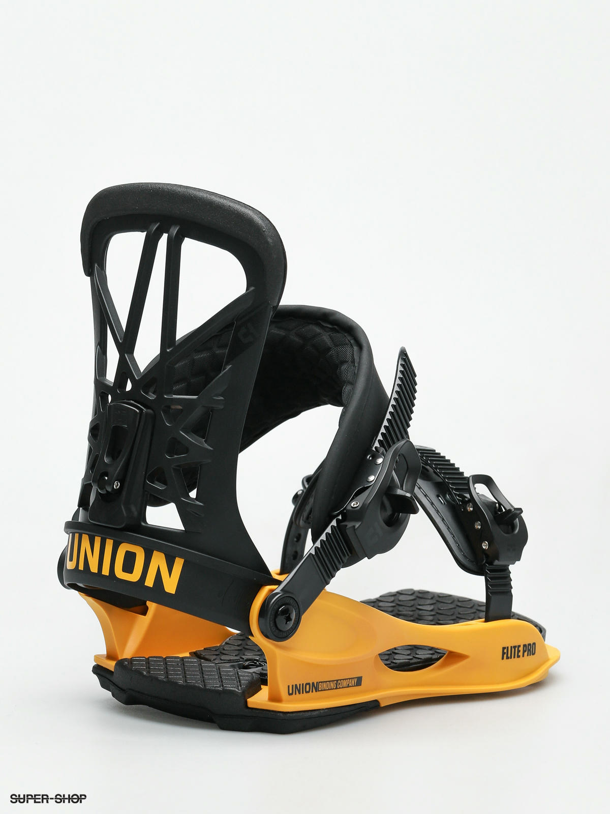 Union Snowboard Bindings Flite Pro Black Yellow