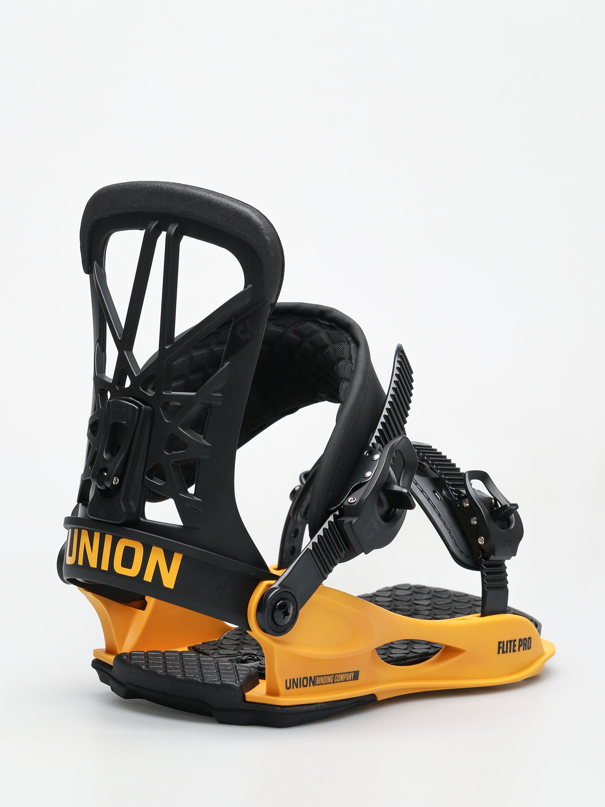 Mens Union Snowboard bindings Flite Pro (black yellow)