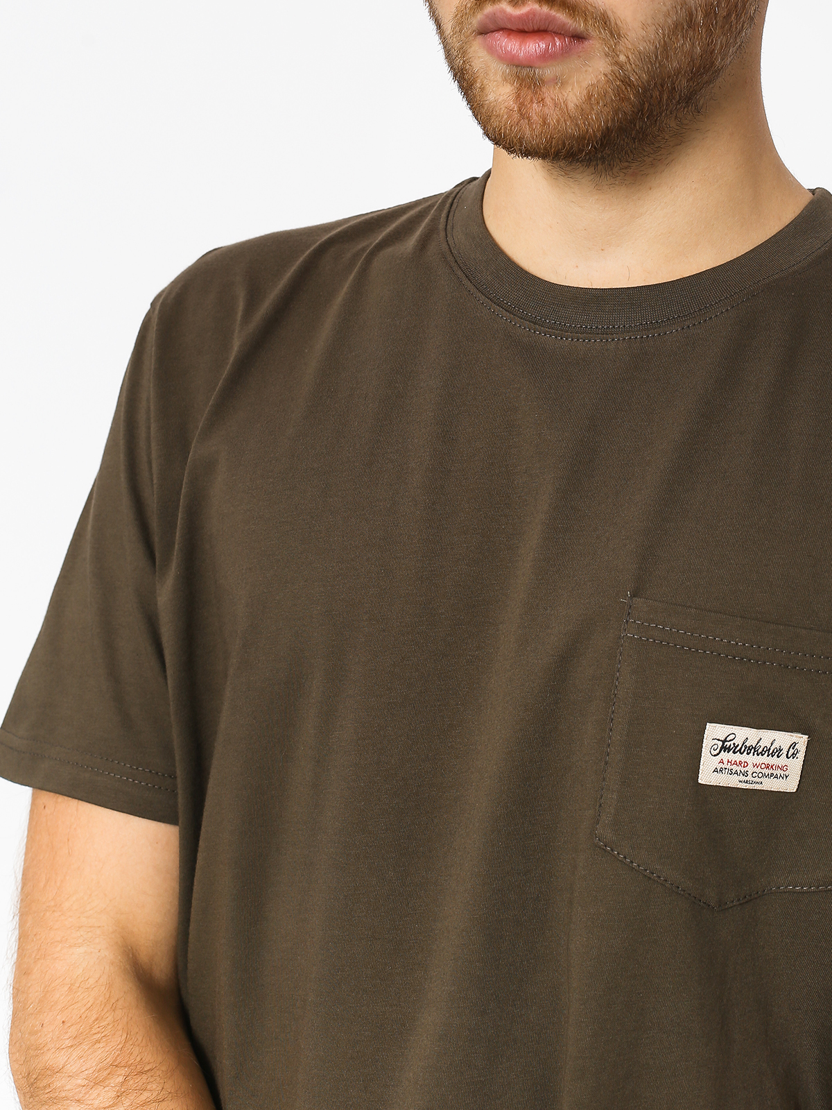 Turbokolor T-shirt Tag Pocket (khaki)
