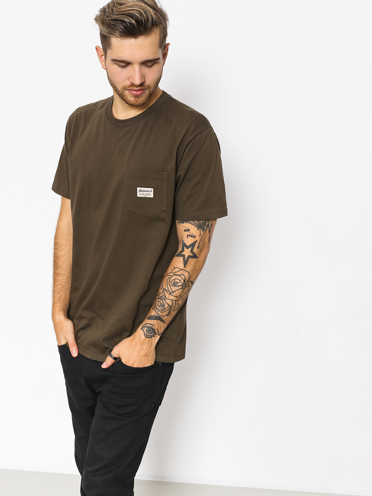Turbokolor T-shirt Tag Pocket (khaki)