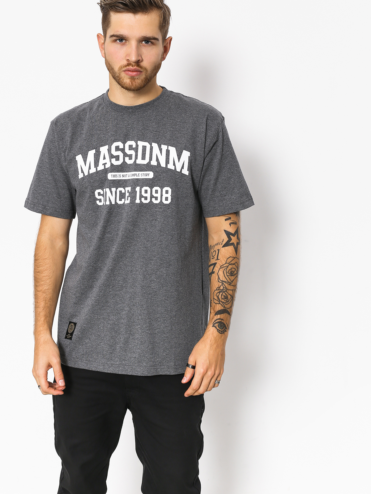 MassDnm T-shirt Campus (dark heather grey)