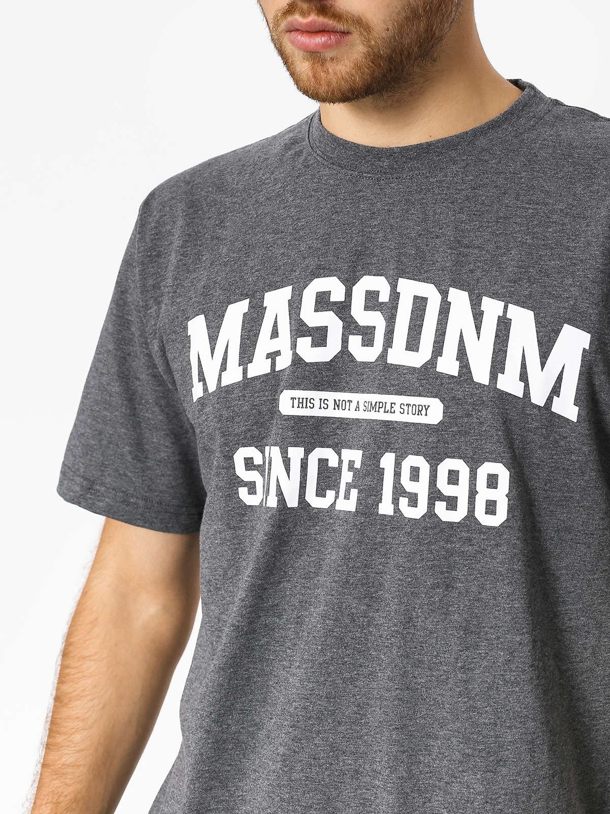 MassDnm T-shirt Campus (dark heather grey)