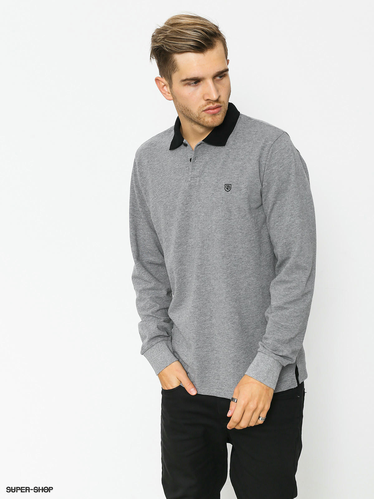 brixton long sleeve polo