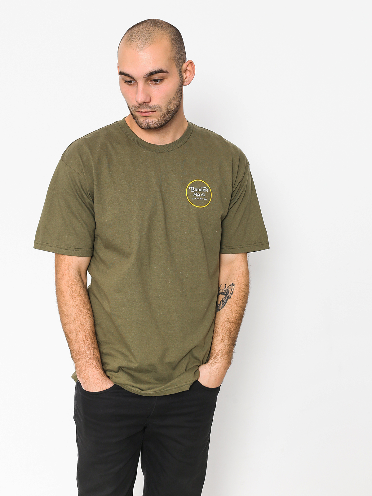 Brixton T-shirt Wheeler II Stnd (olive)