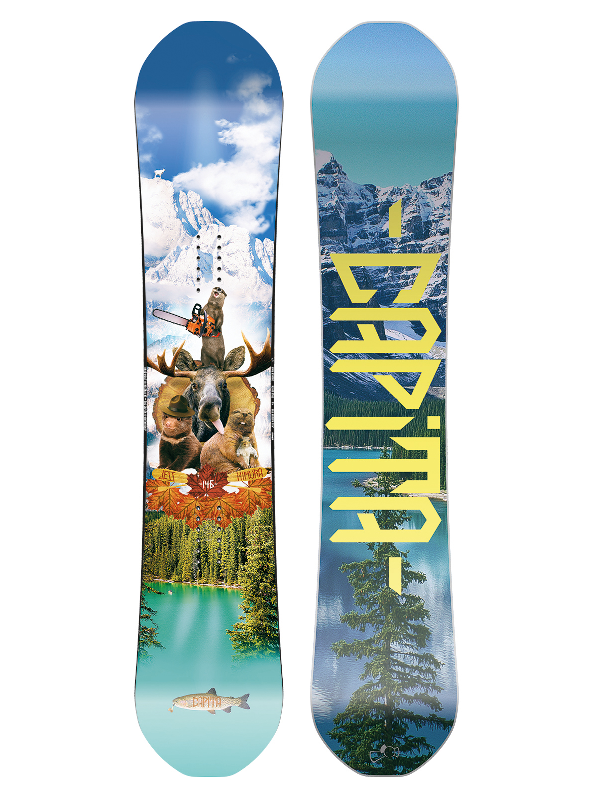 Womens Capita Snowboard Jess Kimura Pro (multi)