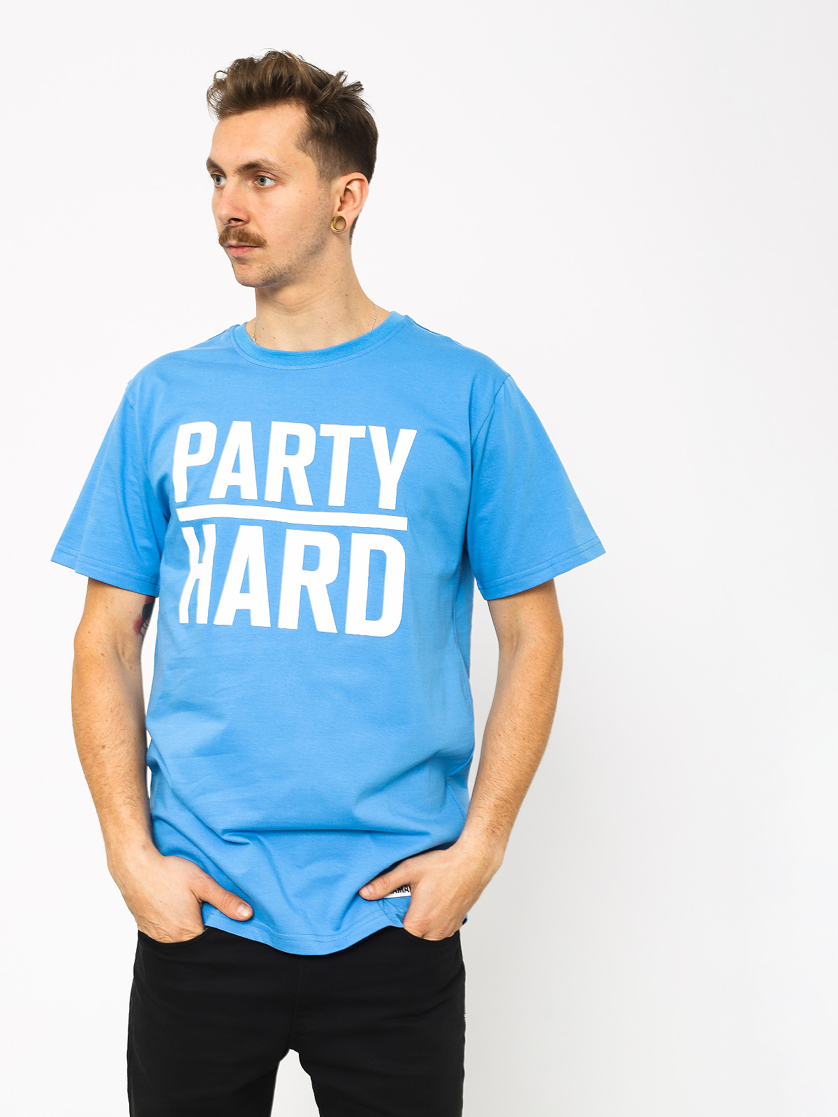 Diamante Wear Party Hard T-shirt (royal)
