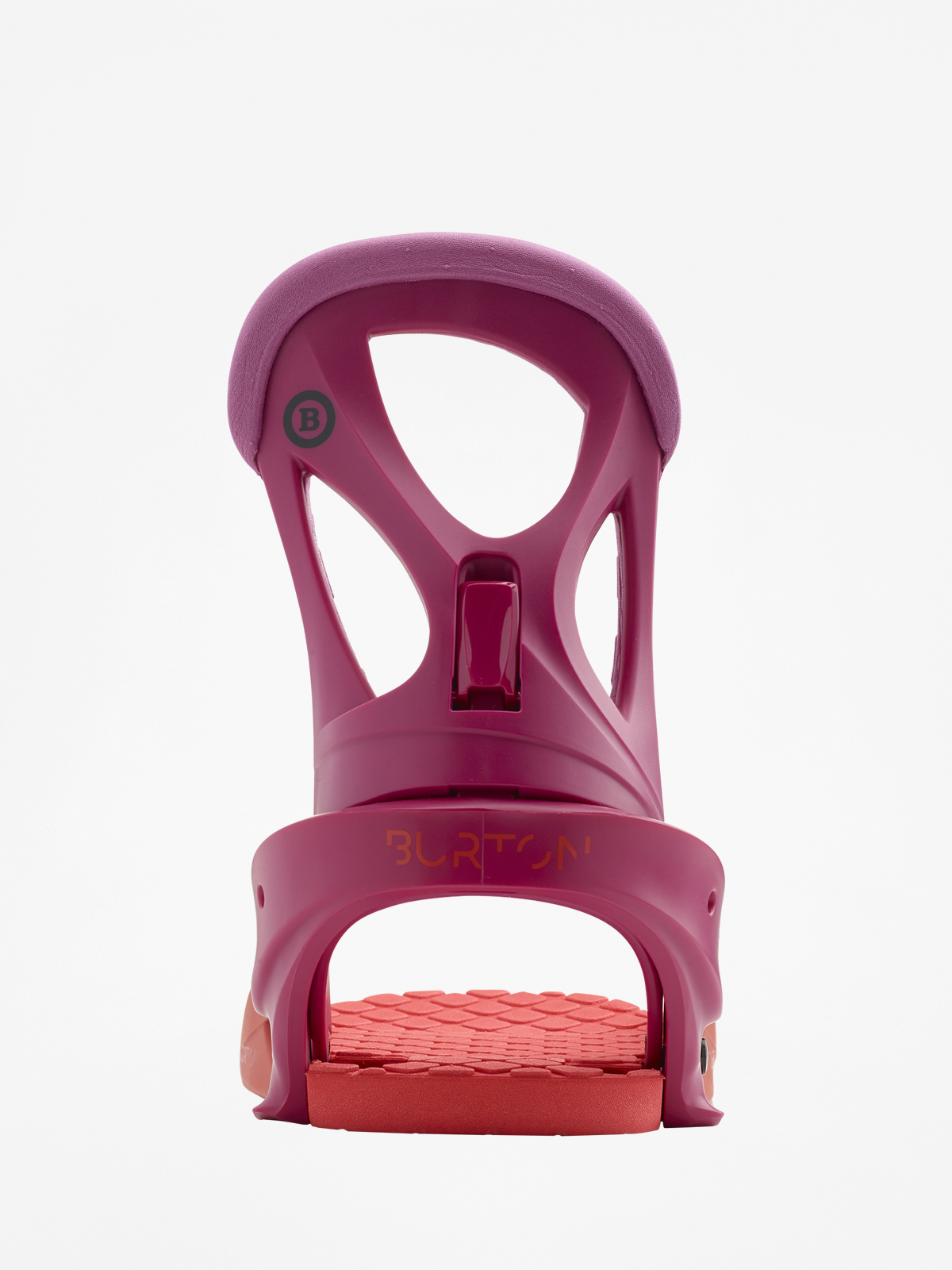Burton Stiletto Snowboard bindings Wmn - burgundy (lily orange)