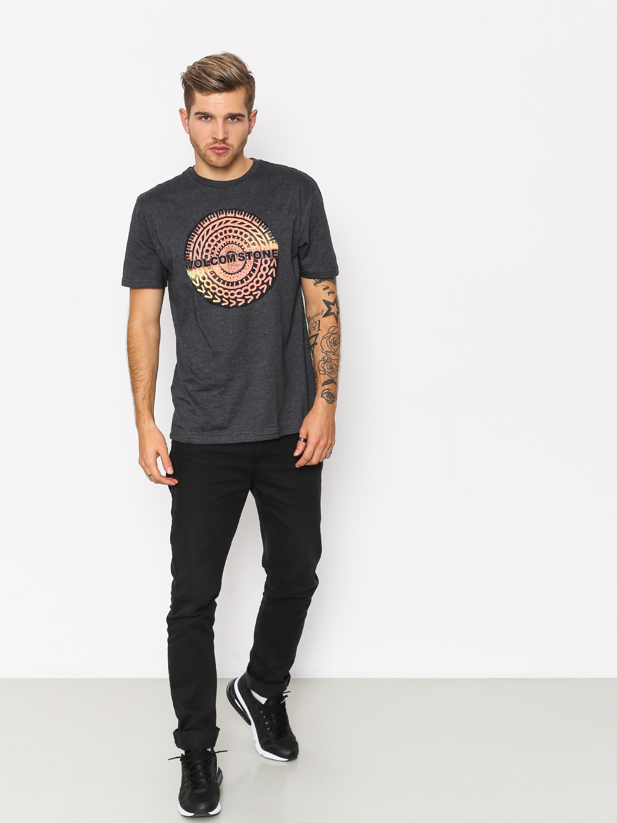 Volcom T-shirt Collide Hth (hbk)