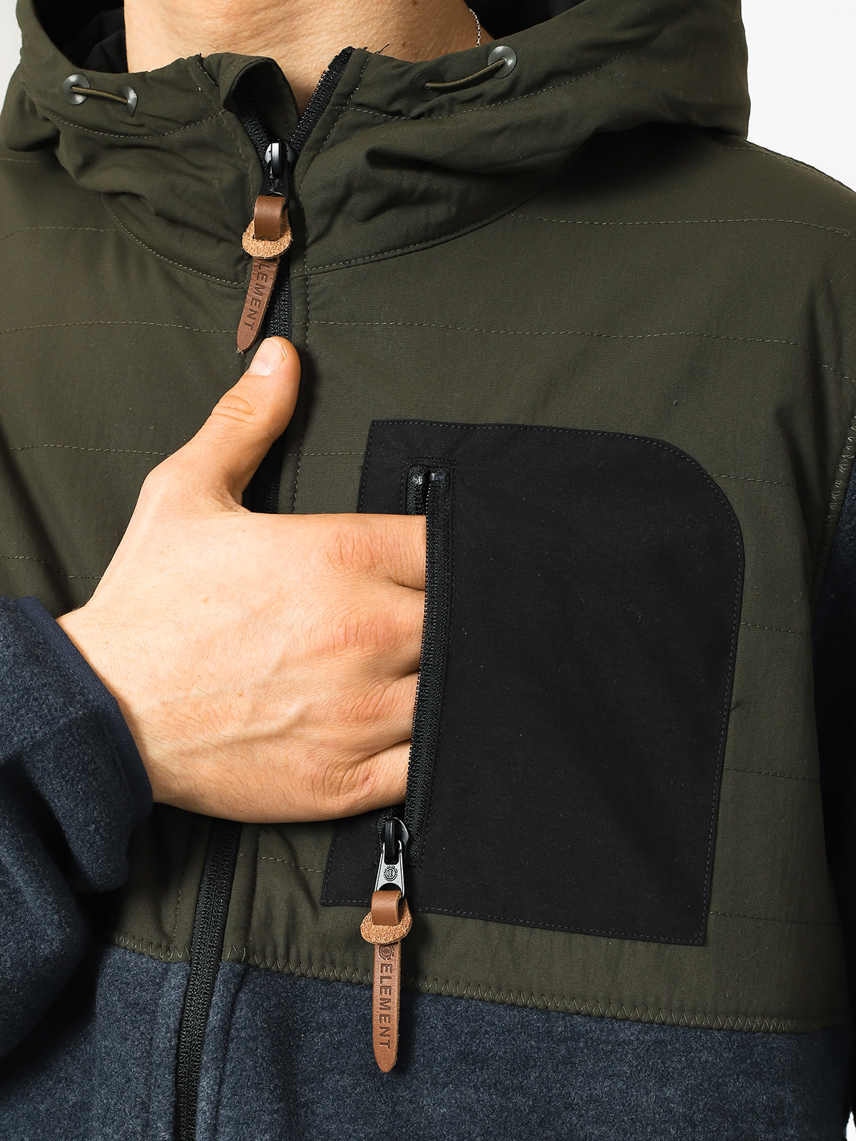 Element Trent Zip Hoodie (india ink ht)