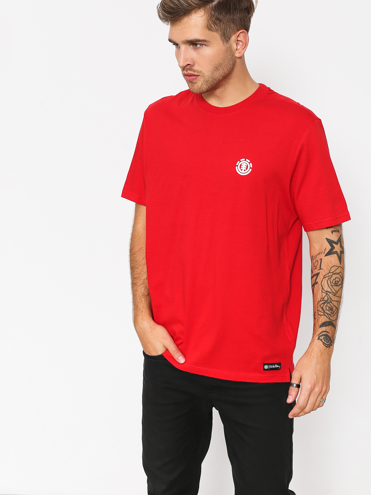Element T-shirt Kh Smile (fire red)