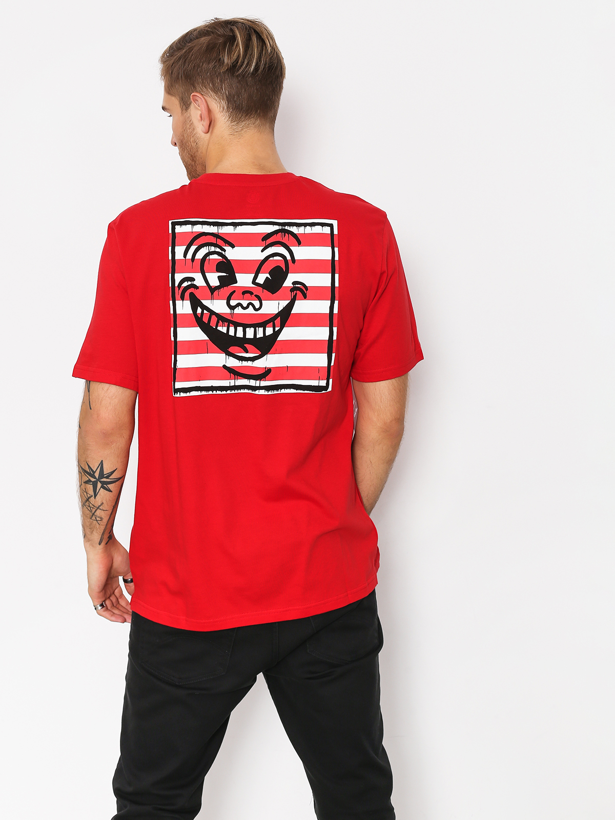 Element T-shirt Kh Smile (fire red)