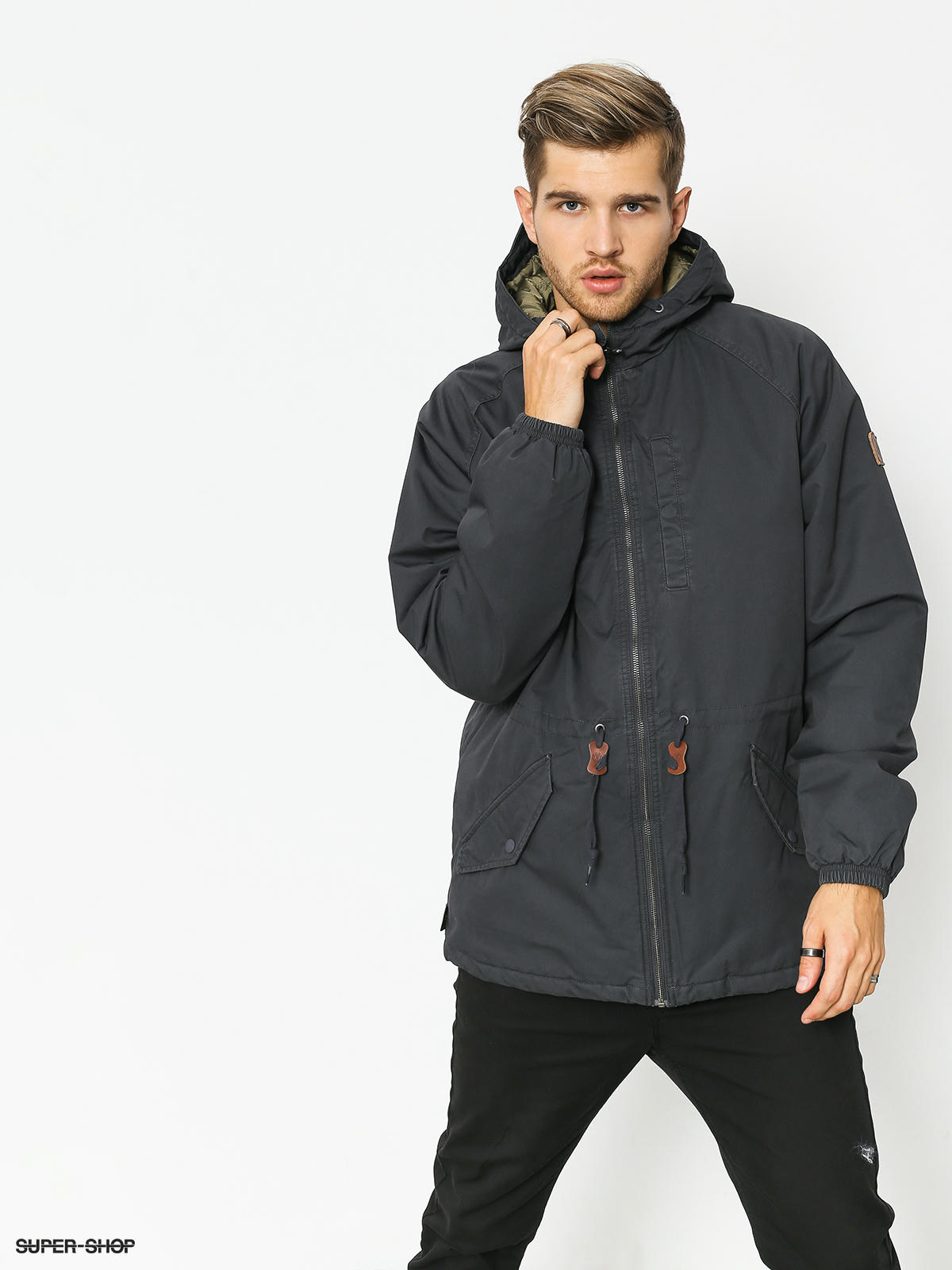 EA7 Emporio Armani Green Full Zip Hooded Light Parka Jacket for Men Online  India at Darveys.com