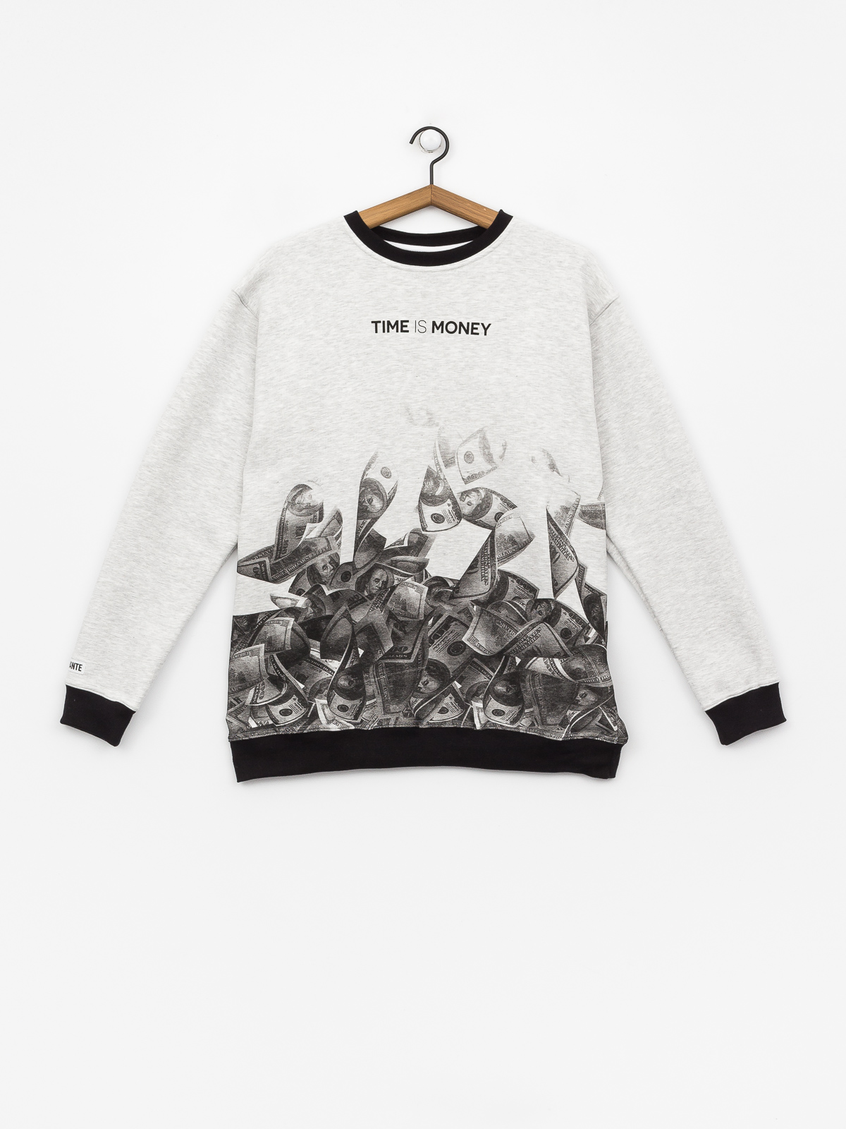 Diamante Wear Time Is Money Sweatshirt (grey)