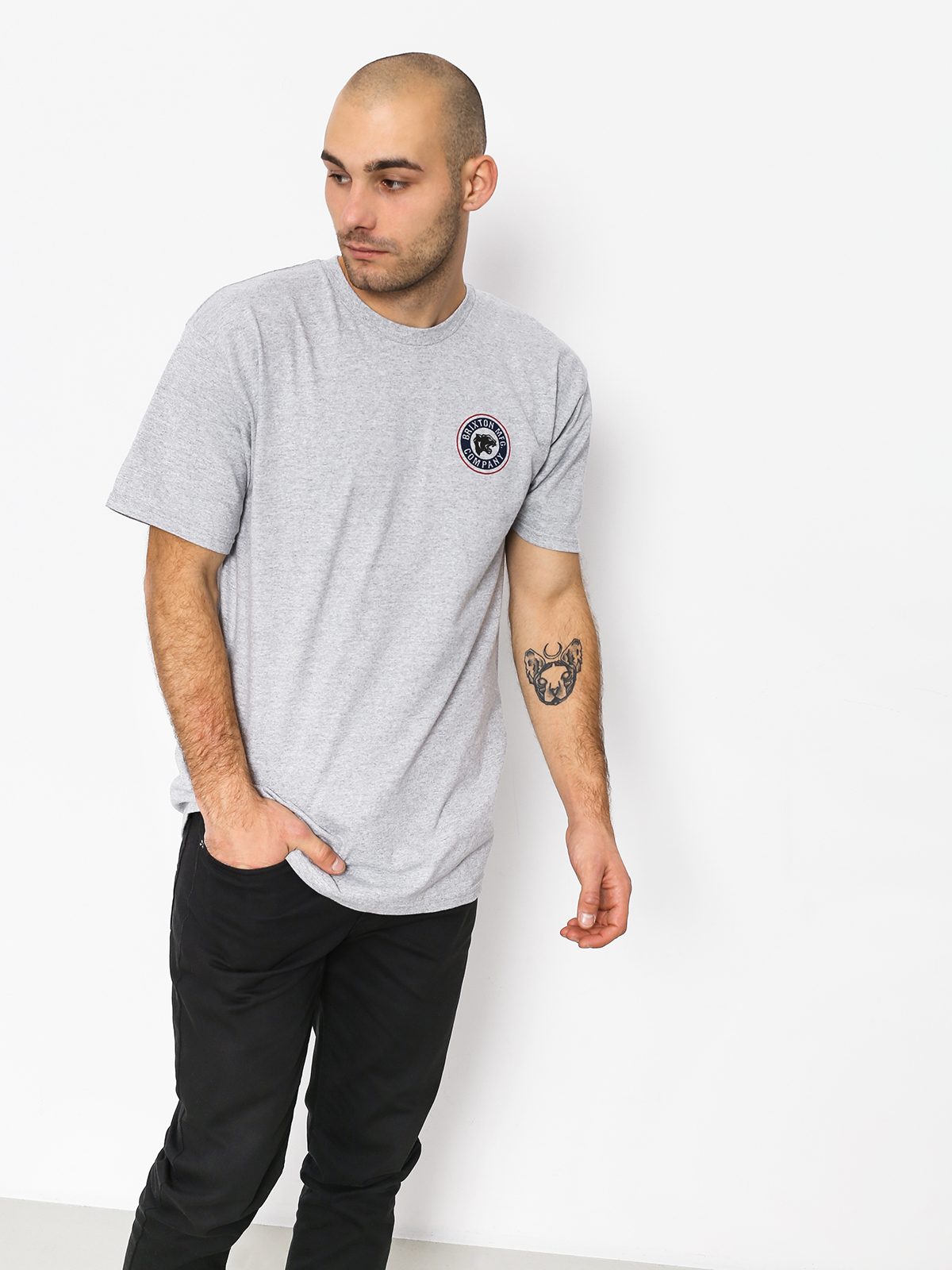 Brixton T-shirt Forte II Stt (heather grey)