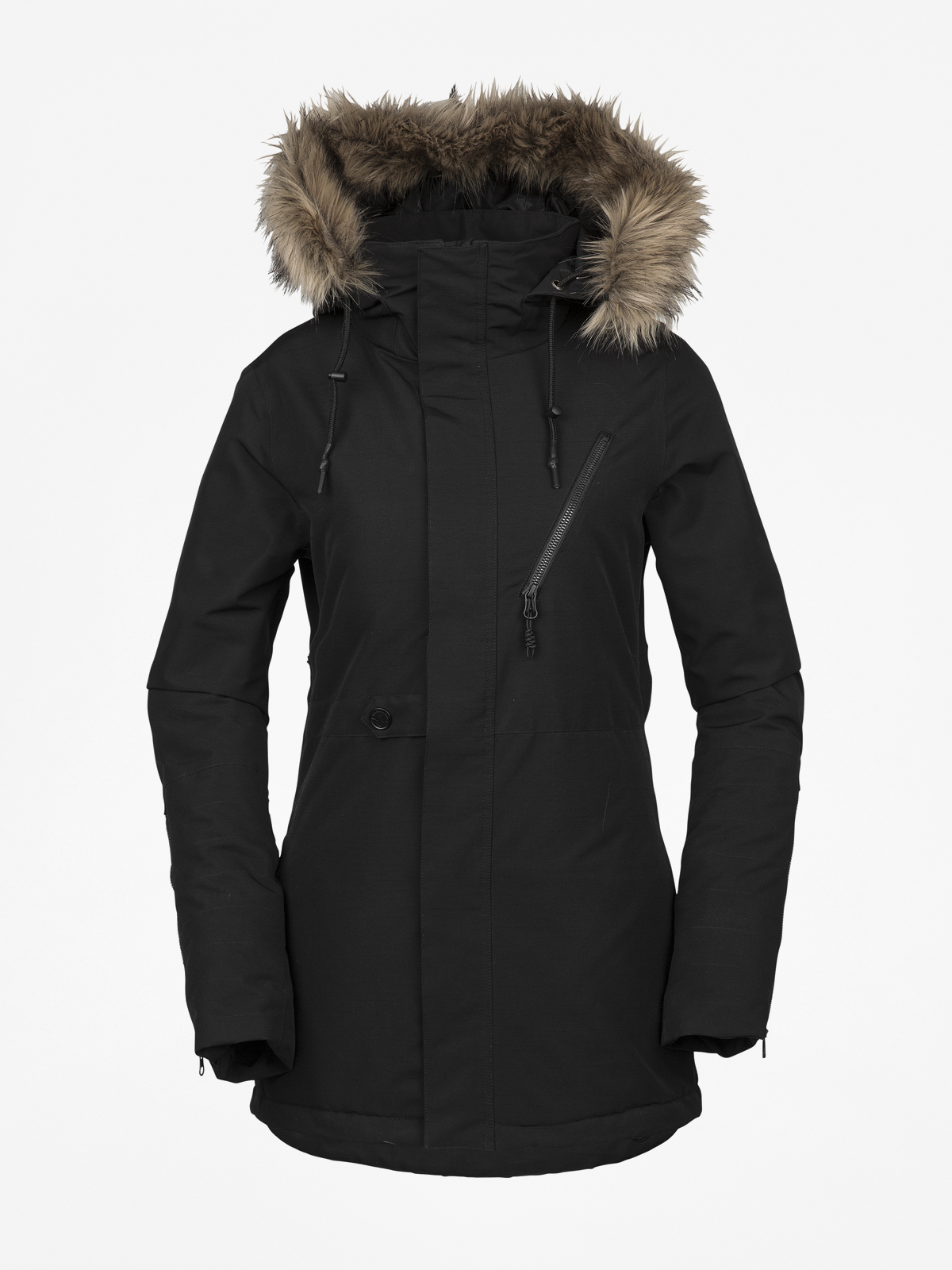 Womens Volcom Fawn Ins Snowboard jacket (blk)