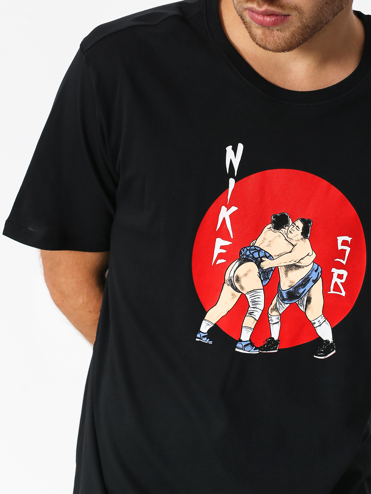 Nike SB Sb Wrestler T shirt (black) Nike SB Wrestler T Shirt Black | Flatspot