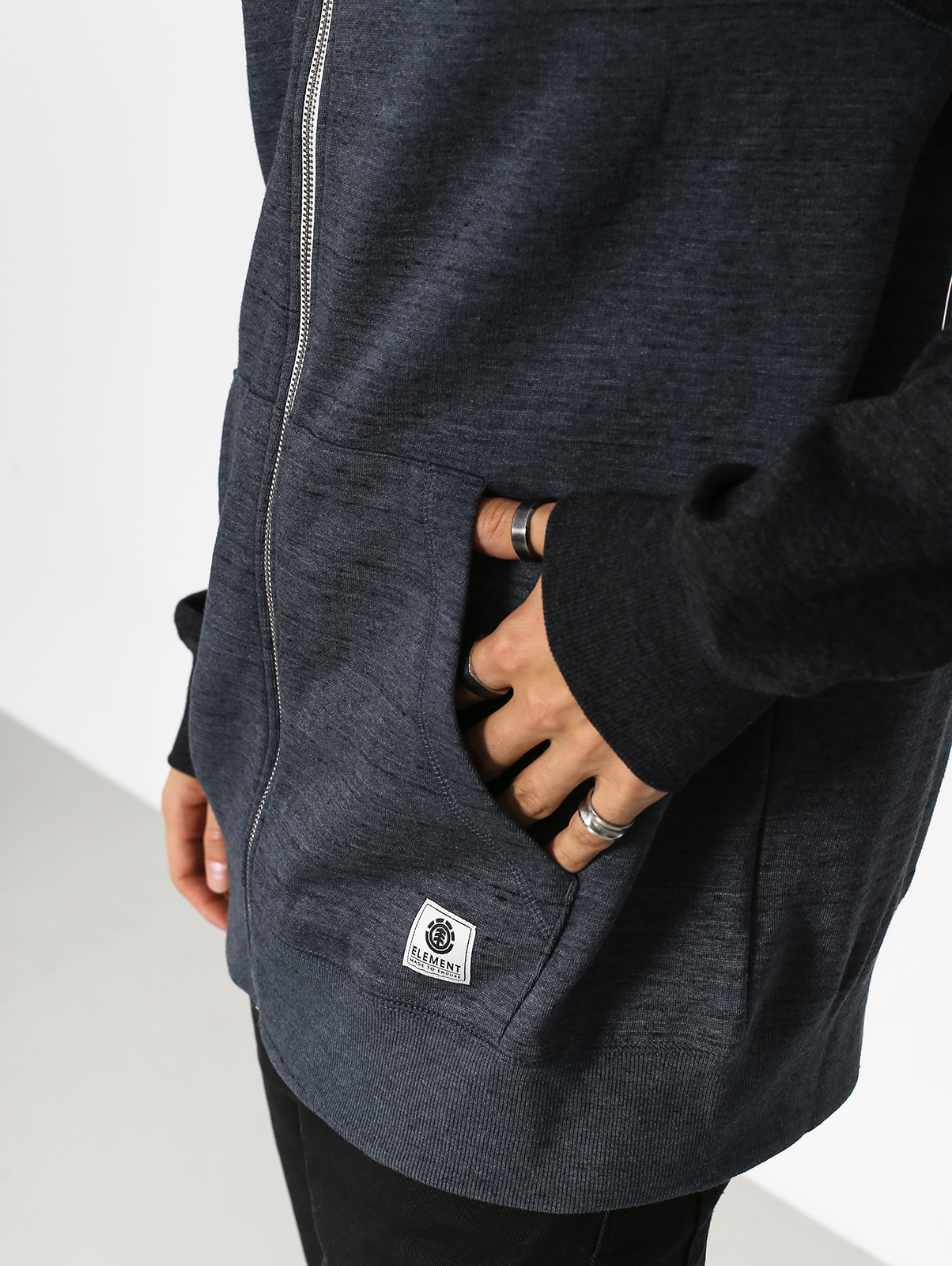 Element Hoody Meridian Block ZHD (india ink)
