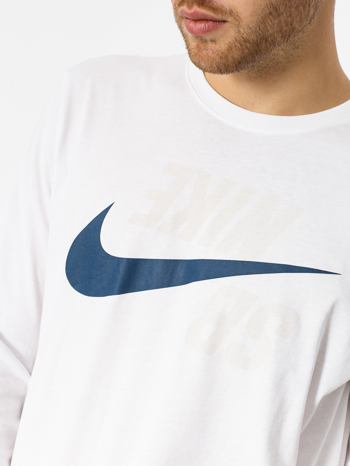 Nike SB Sb Backwards Longsleeve (white/blue force)