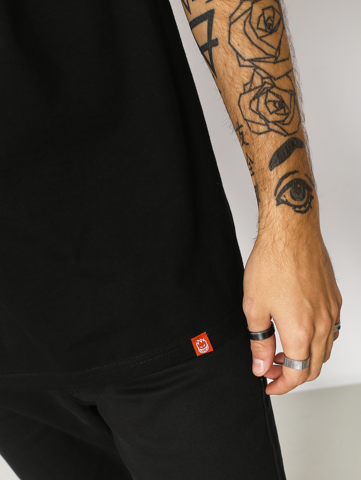 Spitfire T-shirt Ktul (black/red/white)