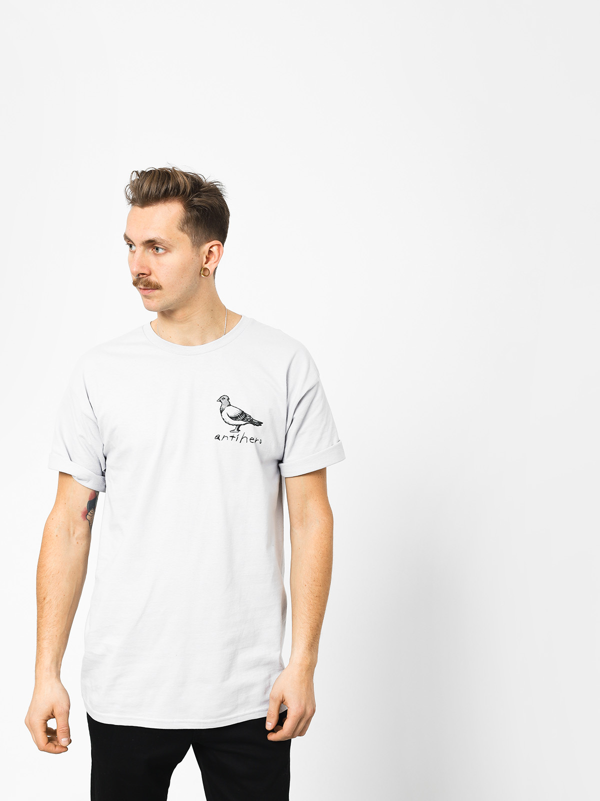 Antihero Og Pigeon T-shirt (silver/black)