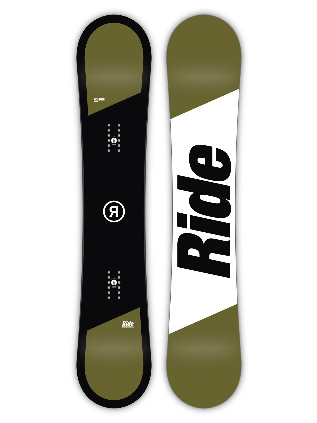 Ride Snowboard Agenda (white/black)