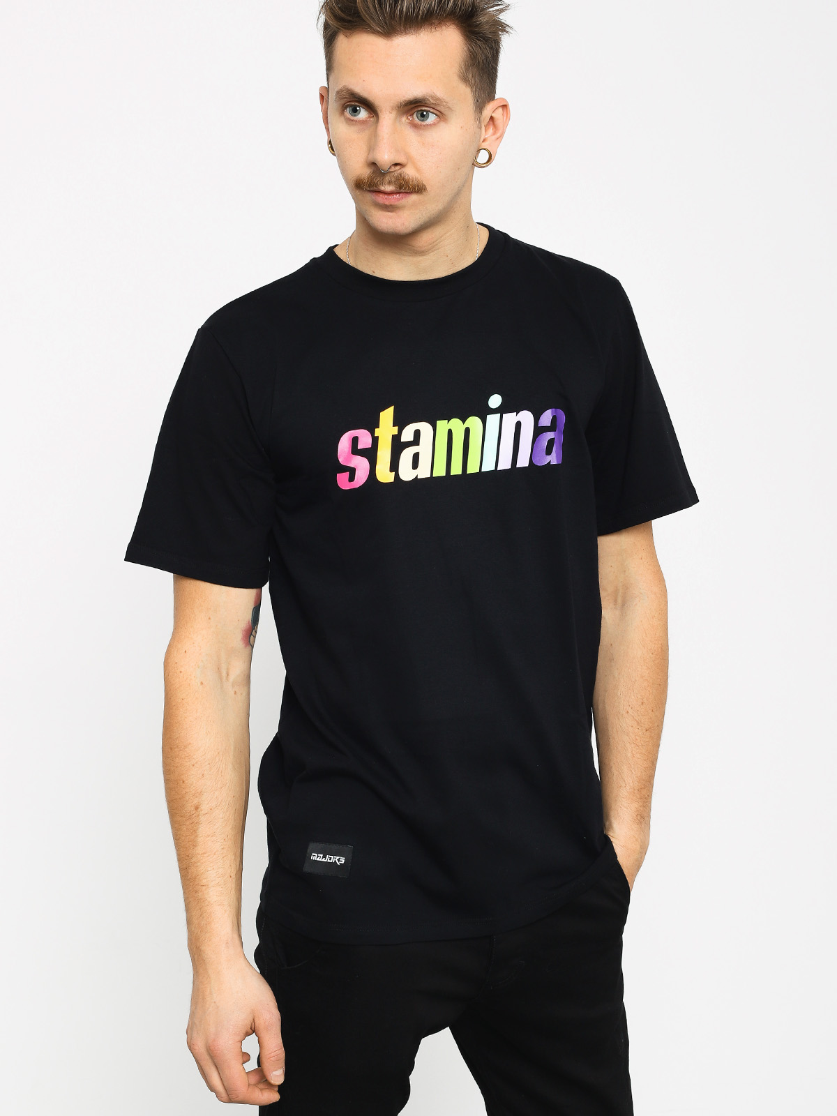 Majors Rainbow T-shirt (black)