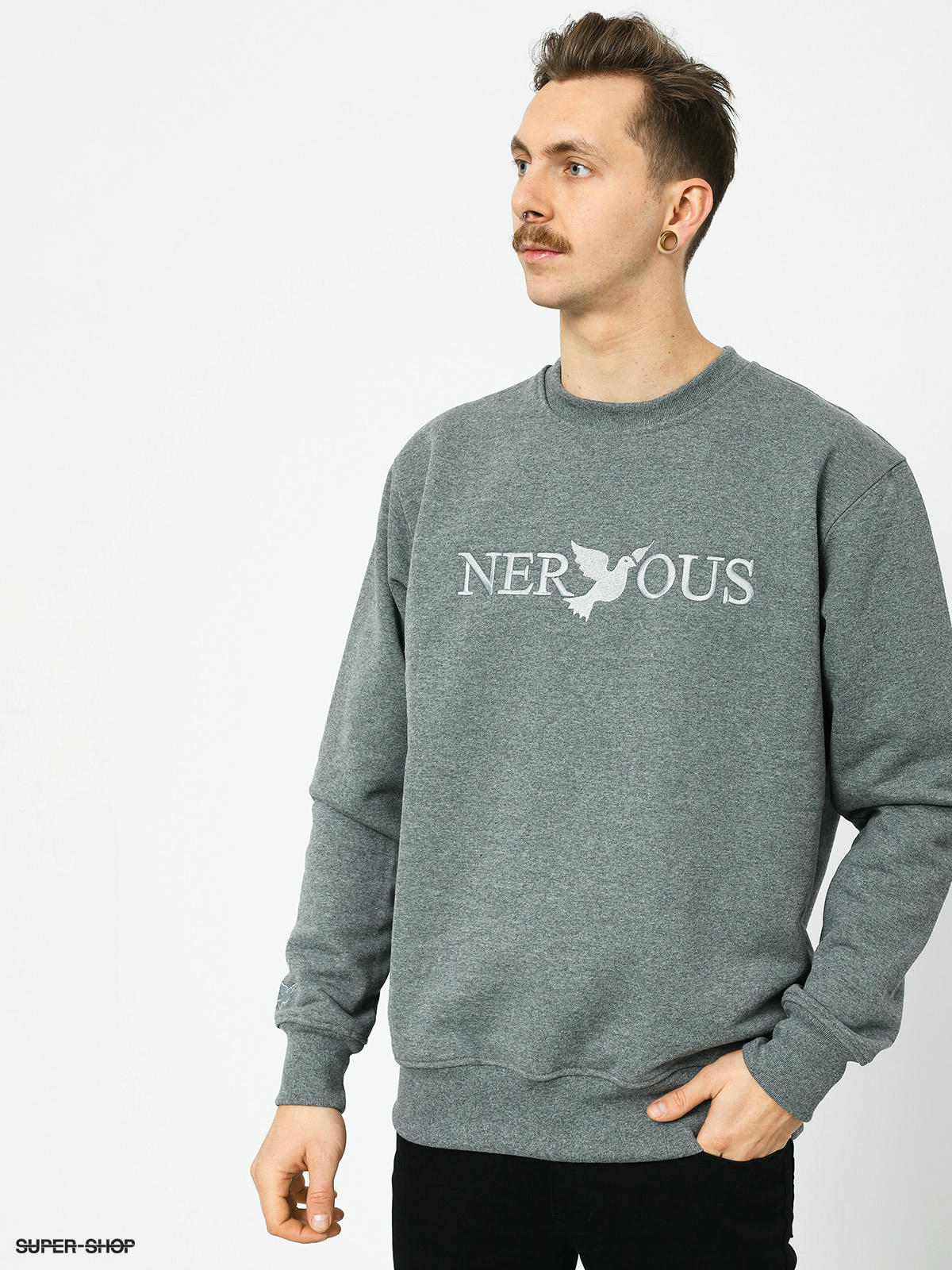 Nervous Crew Classic Sweatshirt (grey)