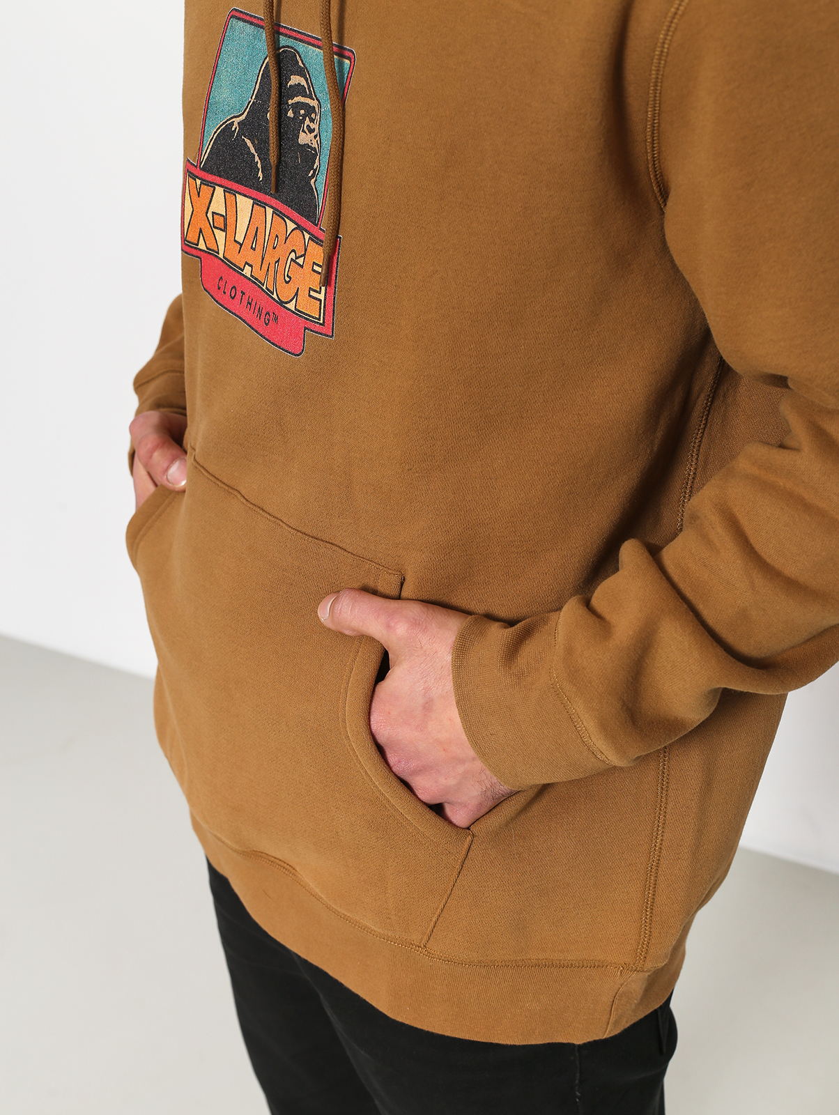 XLARGE Strip Og HD Hoodie (safari green)