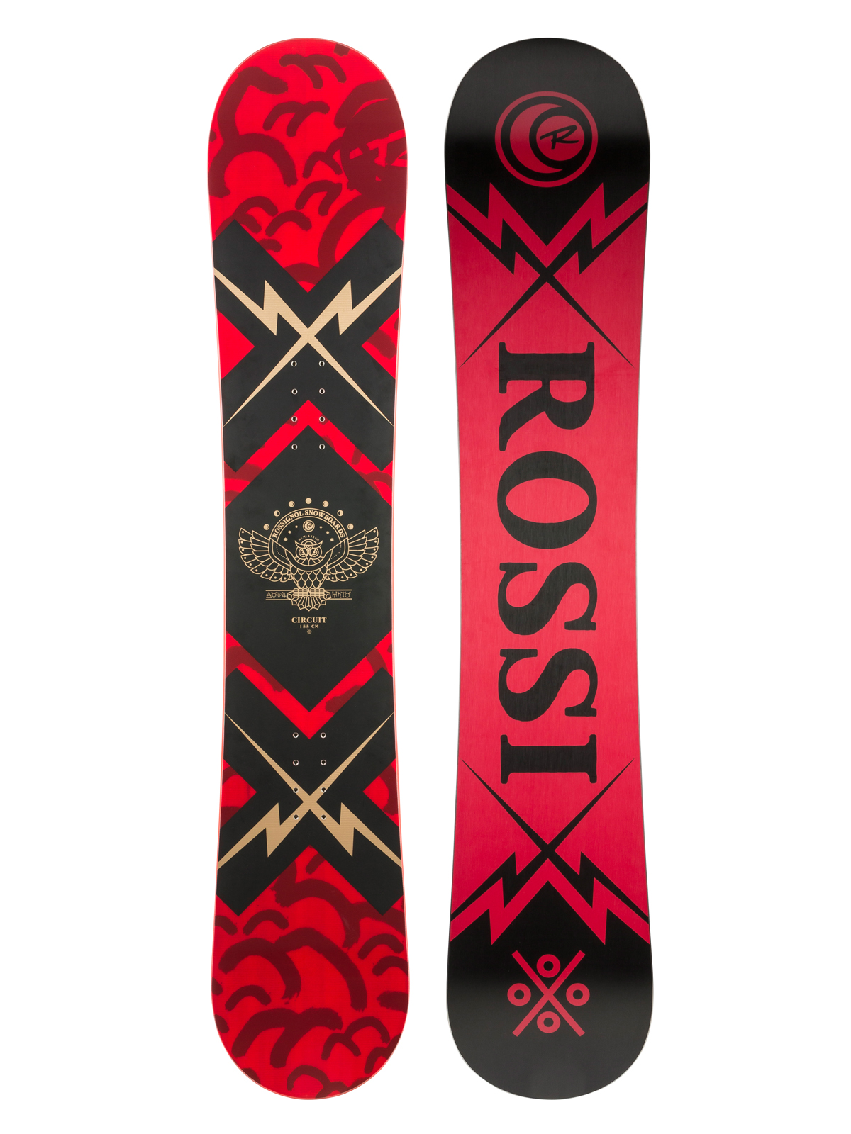 Mens Rossignol Snowboard Circuit (black/red/black)