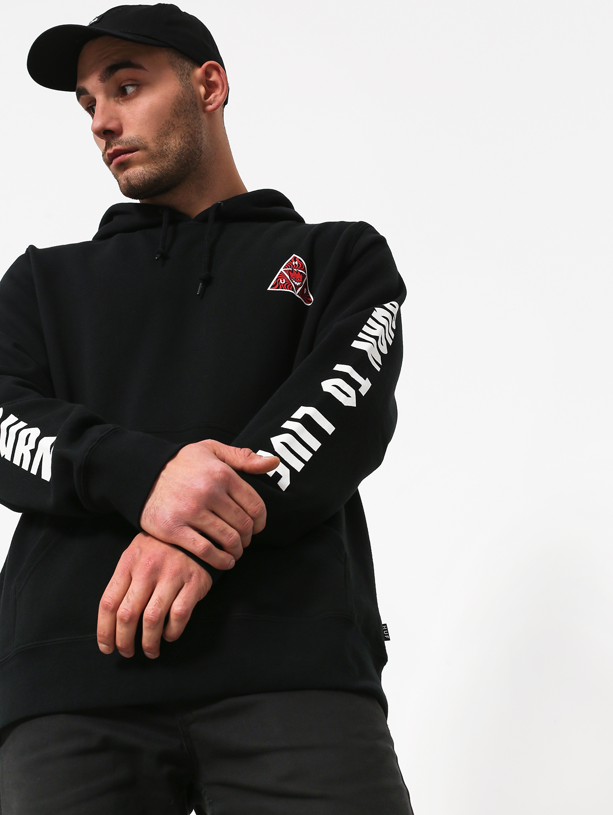 Spitfire HUF Triangle HD Hoodie (black)