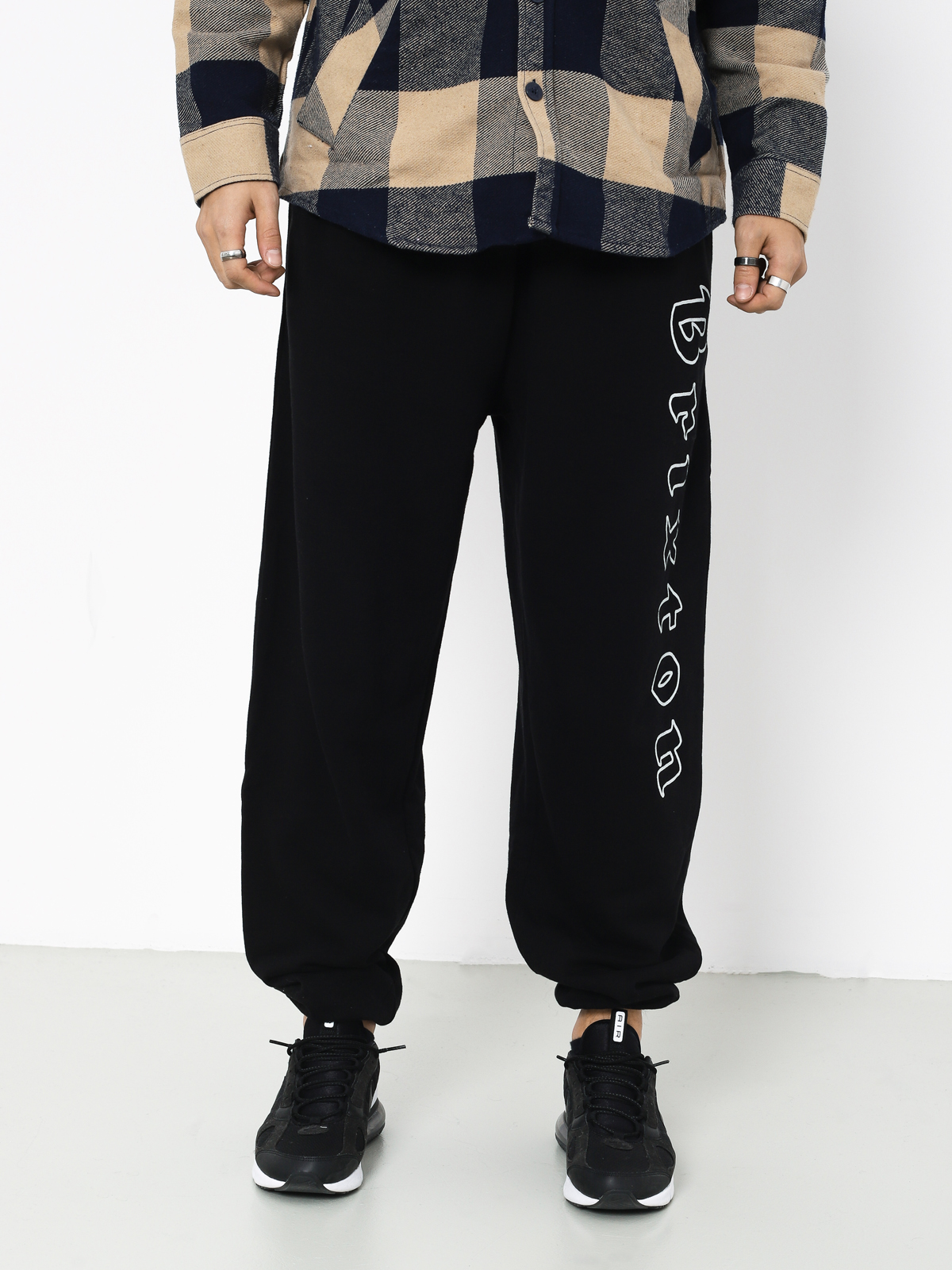 Brixton Proxy Sweatpant Pants (black/white)