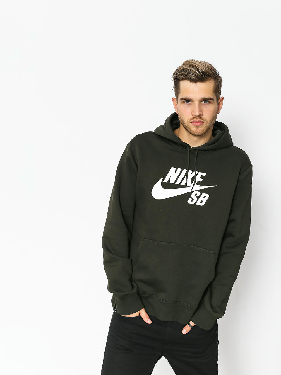 Nike SB Sb Icon Sweatshirt (sequoia/white)