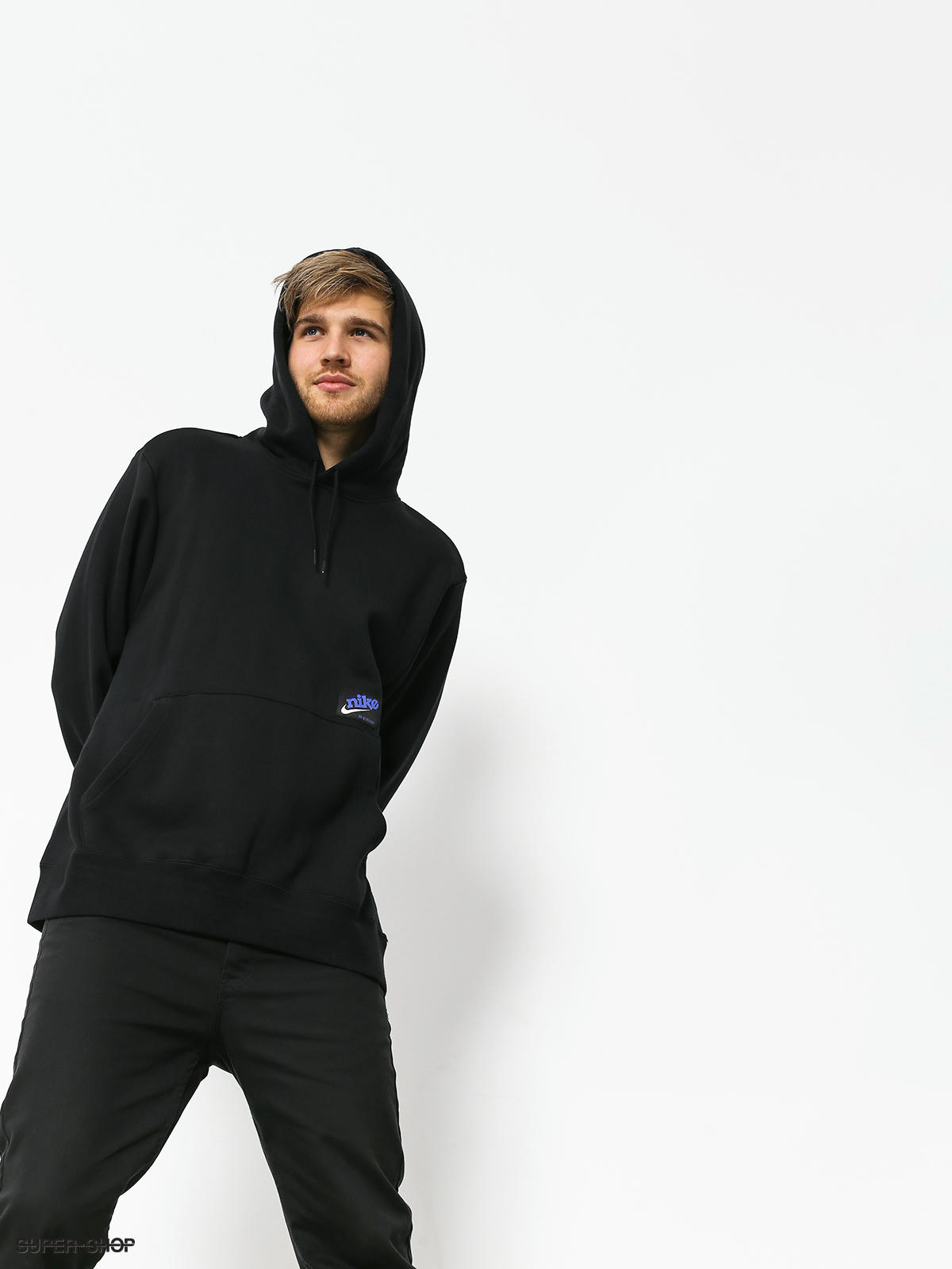 Nike SB Sb Icon 2002 HD Hoodie black black white