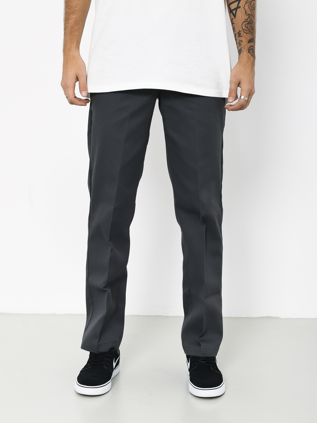 Dickies WP873 Slim Straight Work Pant Hose (charcoal grey)