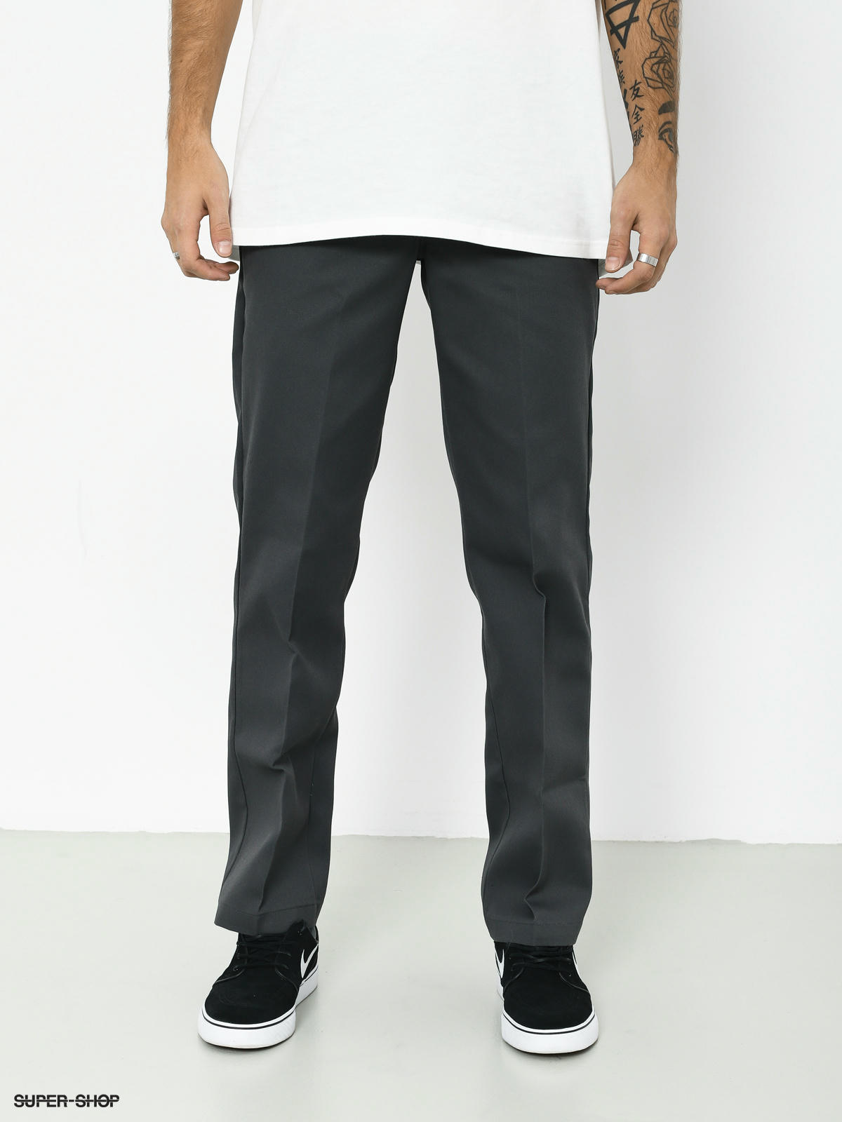 dickies slim straight grey