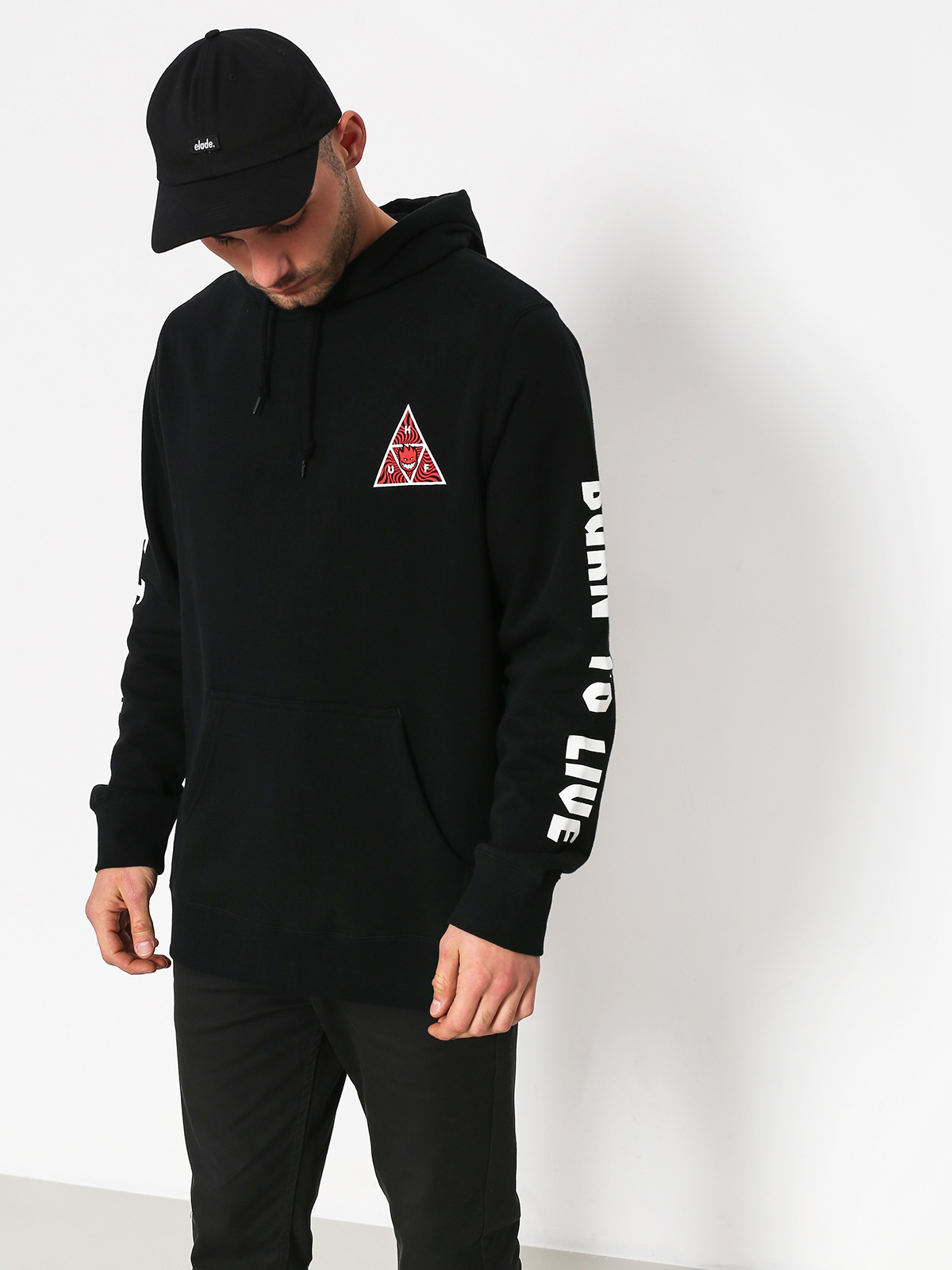 Spitfire HUF Triangle HD Hoodie (black)
