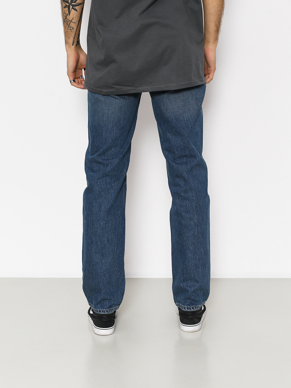 Worn Indigo Brixton Labor Denim Pants
