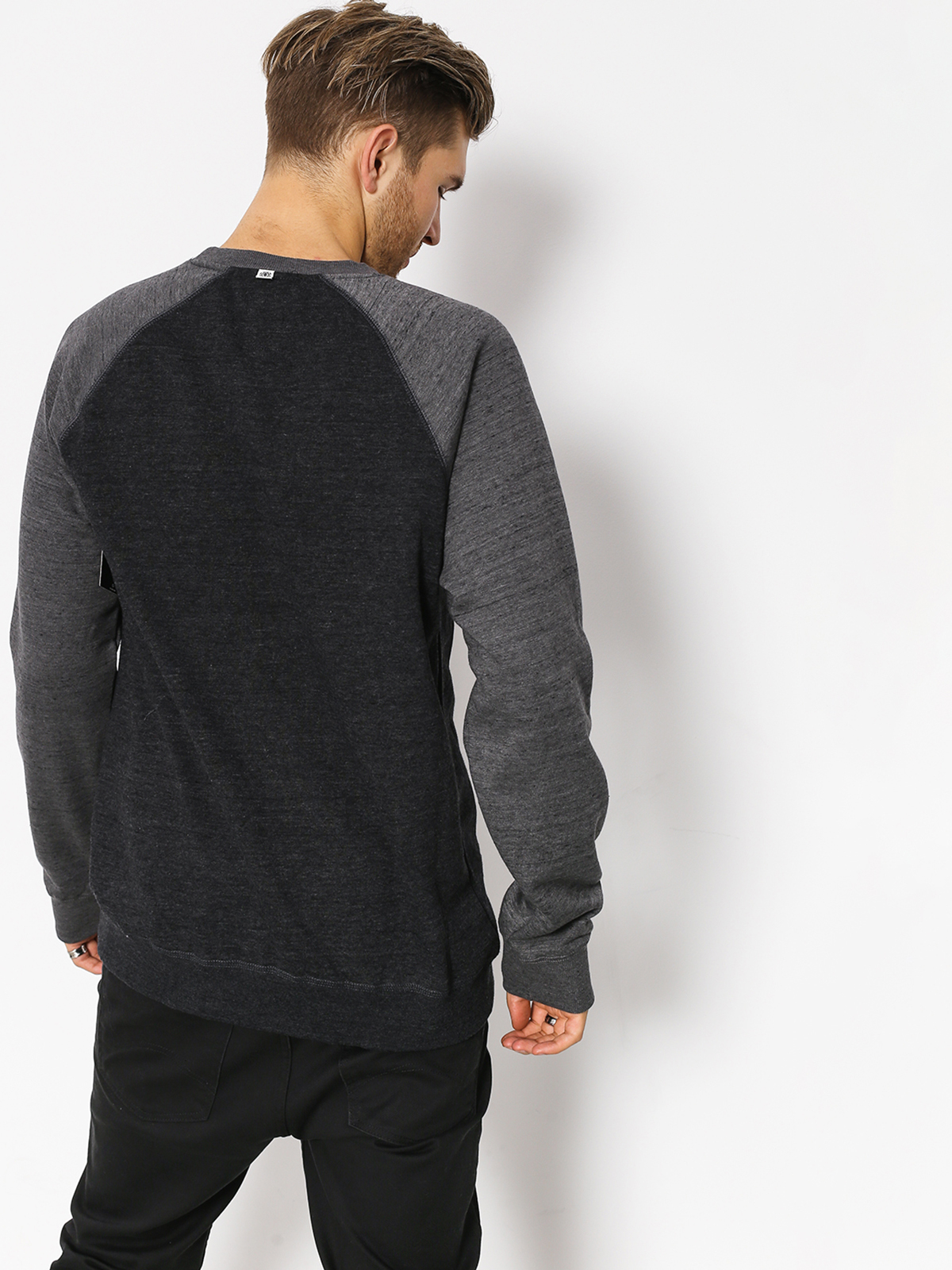 Element Sweatshirt Meridian Block Crew (flint black)