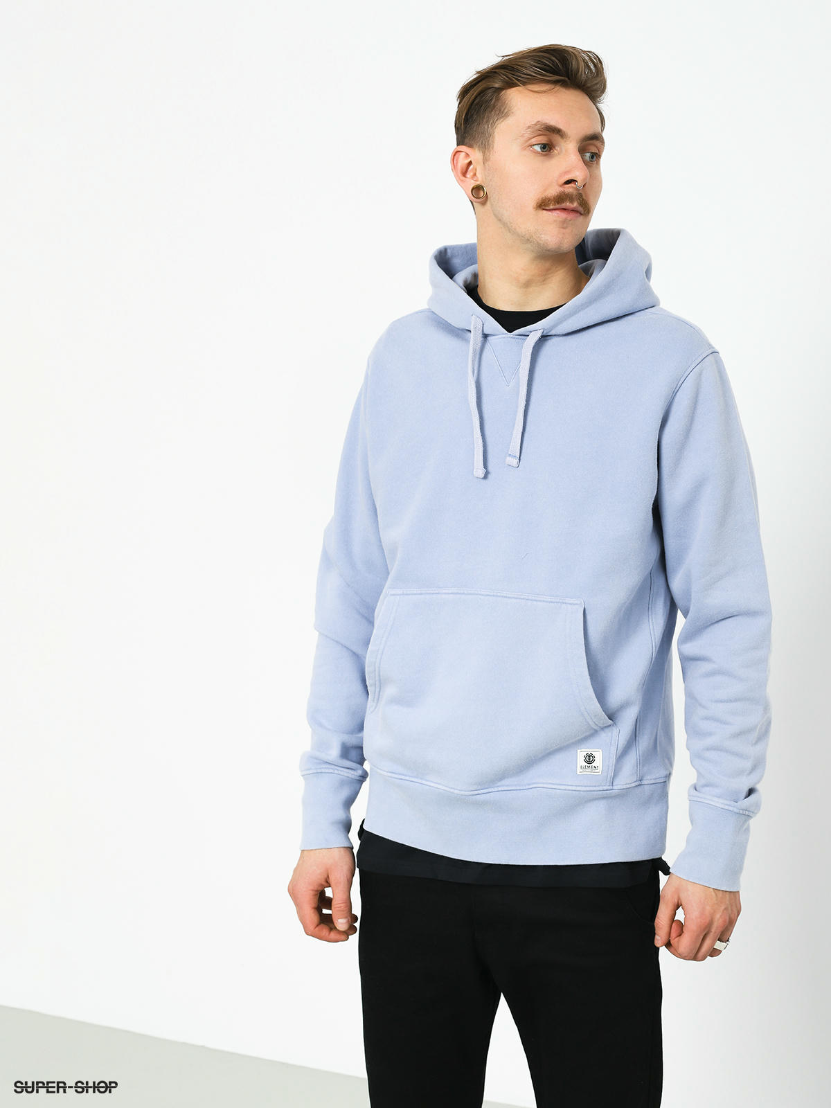 blue fade hoodie