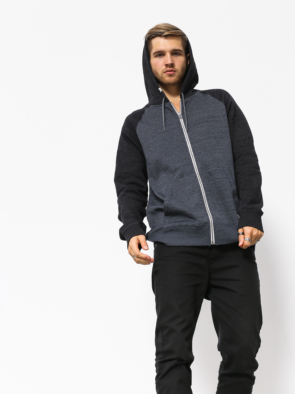 Element Hoody Meridian Block ZHD (india ink)