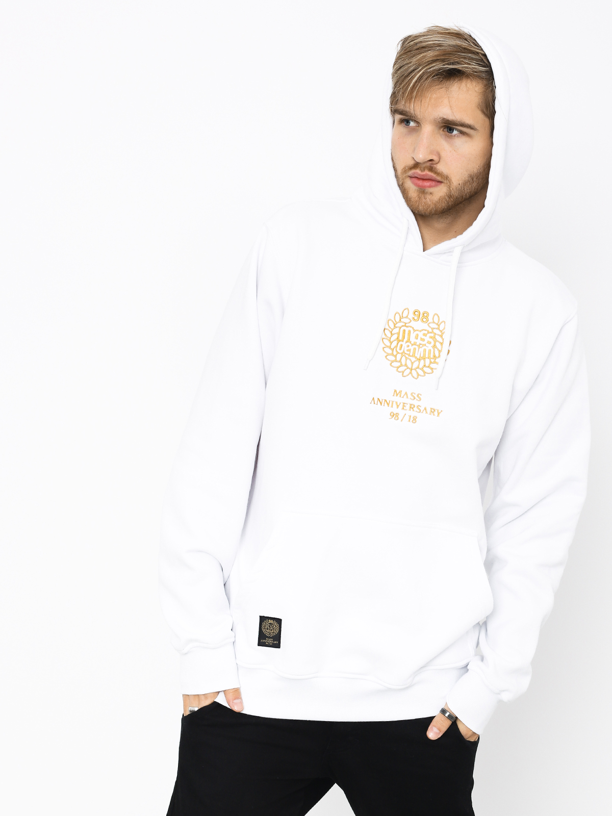 MassDnm Golden Crown HD Hoodie (white)
